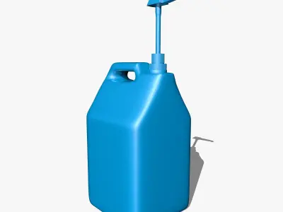 Blue Canister with Doser 3D model