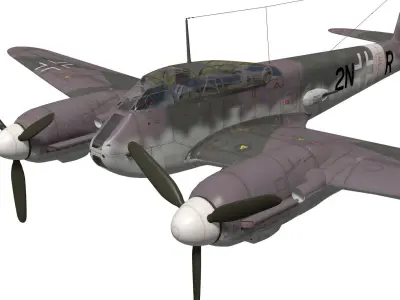 Messerschmitt Me 210 A1 3D model