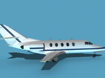 Dassault Falcon 20 V12 3D model