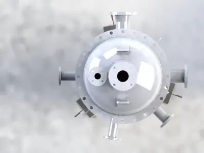 Pressure vessel Nitrogen compressor Knock out Drum 3D model