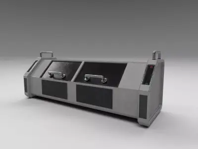 Scifi Storage Crate - Low Poly Free low-poly 3D model