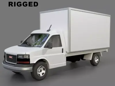 Gmc Savana Cutaway Free low-poly 3D model