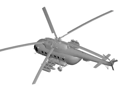Mil Mi-8 3D model shop