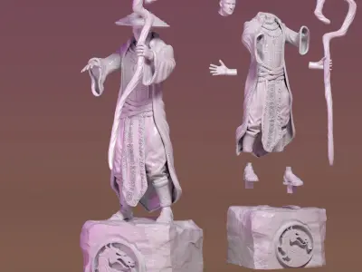 Raiden - Mortal Kombat 3D print model