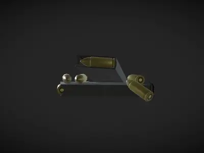 9mm Ammo Pickup Free low-poly 3D model