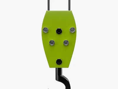 Crane Hook 3D model 3