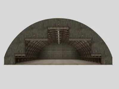 Hangar 5 3D model