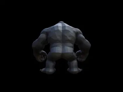 King Kong Gorilla Powerfull  Animal In The Forest 3d Render 3D model purchase