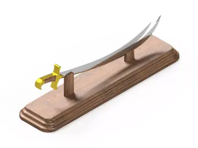Double-headed Sword 3D model