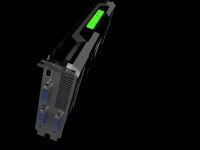 Nvidia VIDEOCARD 3D model