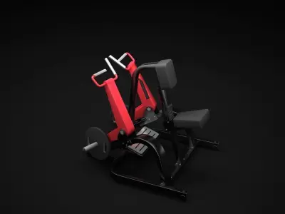 Row Machine 3D model