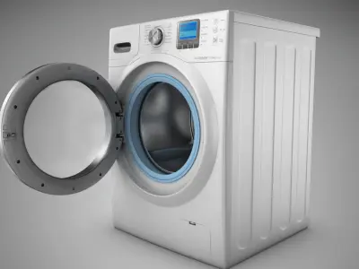 Samsung EcoBubble Washing Machine 3D model