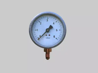 Manometer 3d model 3D model