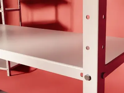 Metal Shelf 01 3D model