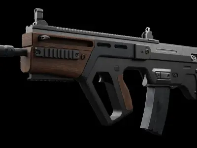 Tar-21 AR Low-poly 3D model