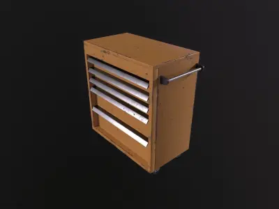 Tool Box 3D Model Low-poly 3D model