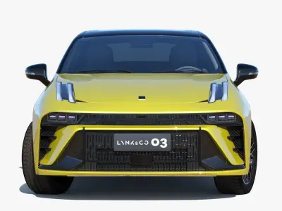 2023 Lynkco 03  Low-poly 3D model