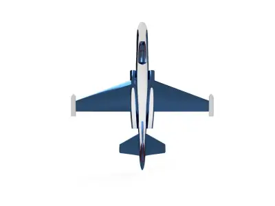 su-39 jet flying 3D print model