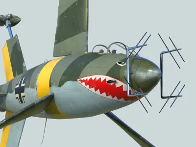 Focke Wulf Triebflugel 3D model purchase