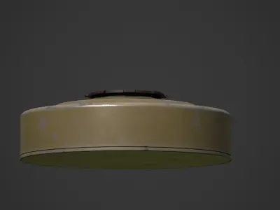 TM-62M AntiTank Landmine Low-poly 3D model