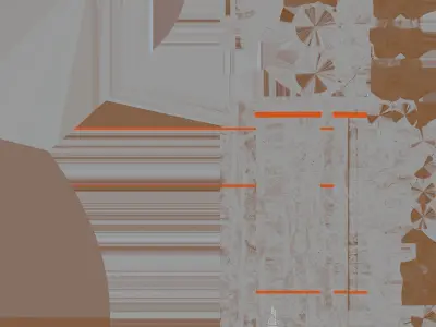 Shuttle Rocket Low-poly 3D model