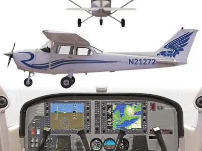 Cessna 172   3D model