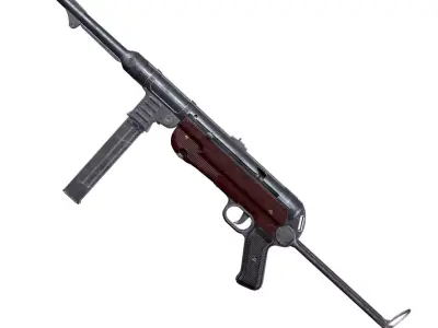 MP 40 Low-poly 3D model