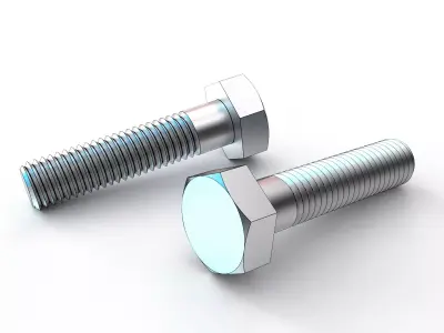 Hex Bolt Free 3D print model