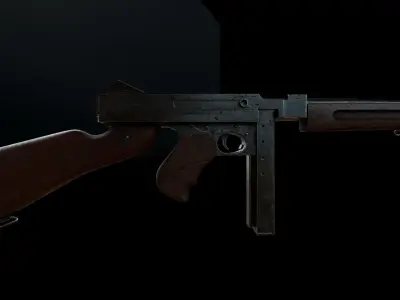 Thompson - Model and Textures Low-poly 3D model Free low-poly 3D model