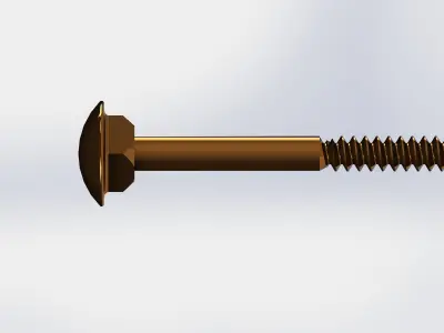 French Screws Free 3D model