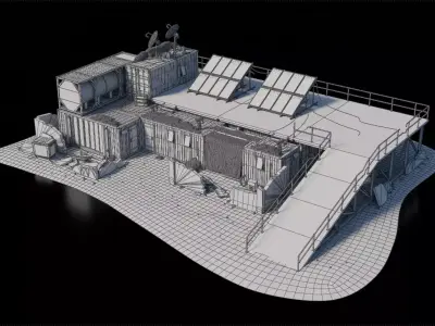 Warzone - Command Center 3D model