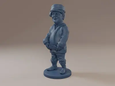 Donald Trump Santa Claus 3D print model
