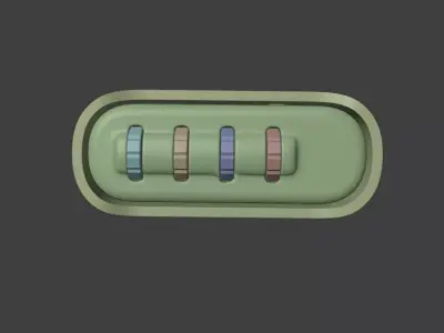 Code Lock 3D model