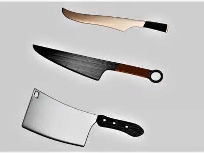 Various Knifes 3D model