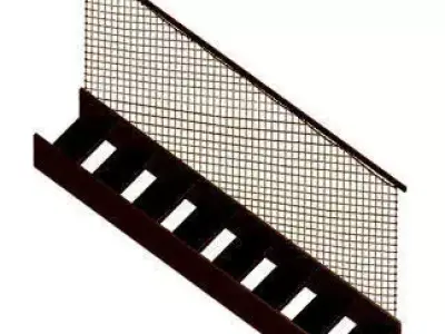 Stairs with net Free 3D model