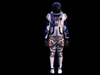 Astronaut Spacesuit Finland 3D model