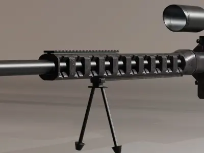 sniper Free 3D model