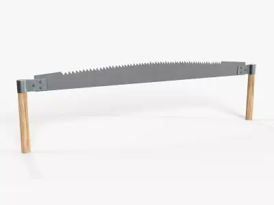 CrossCut SAW Low-poly 3D model