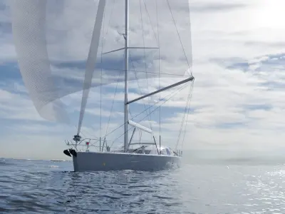 Sailboat - Yacht Low-poly 3D model
