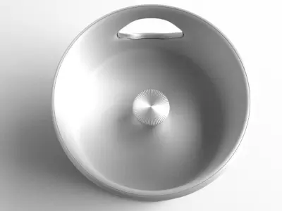 Barrel Steel 7 Gallons 3D model