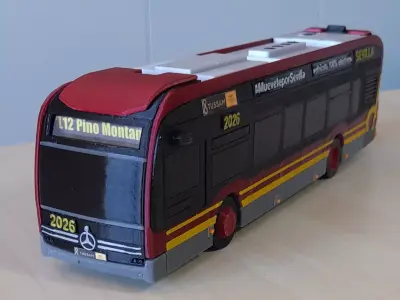 BUS MERCEDES-BENZ ECITARO 3D print model