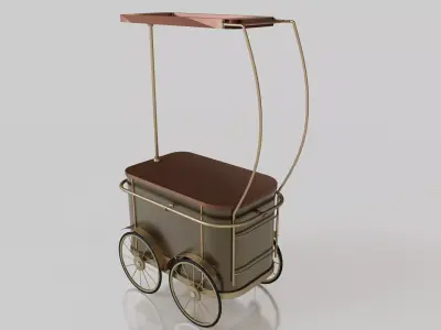Tasting Cart 3D model