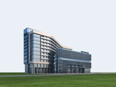 Office Building 3D model 69