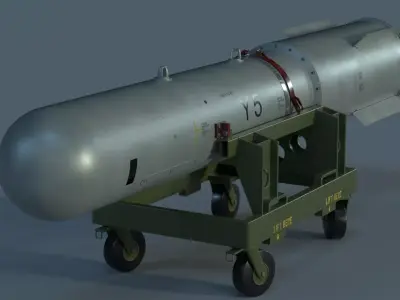 B28 nuclear bomb 3D model