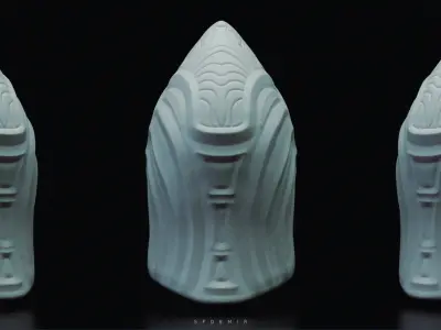 Ancient King Of Gondor Helmet 3D model