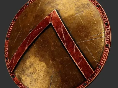 Shield Base Mesh 3D model