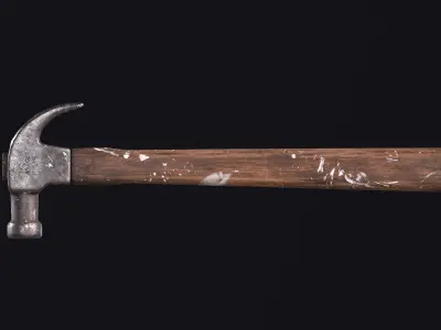 Hammer Low-poly 3D model