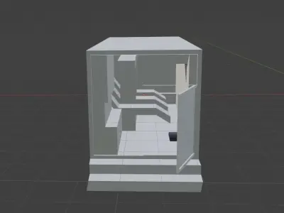 Dentist Van Operations Multivan auto shop style ambulance Free 3D model