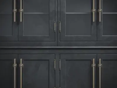 RH - English Antique Cabinet 3D model