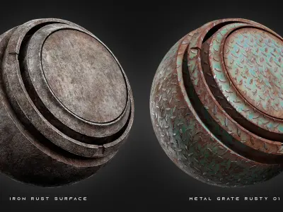 Metal Damaged Smart Materials Vol 01 Texture